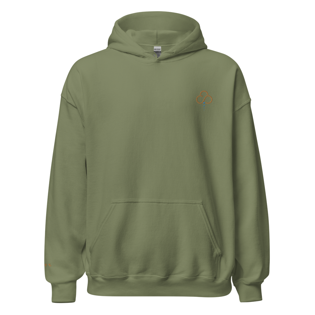 Clouded Green Hoodie